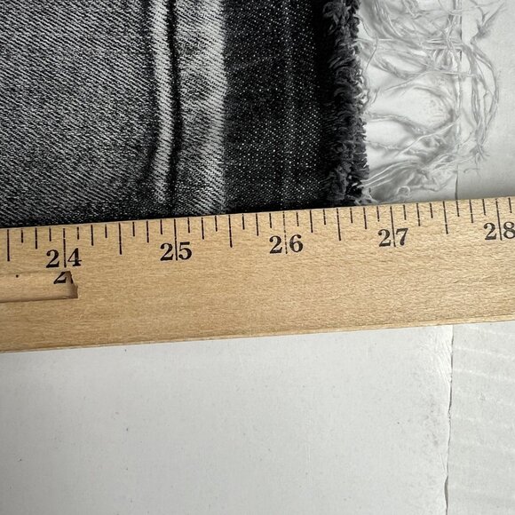 Judy Blue Jeans Women's Plus 33x26* Skinny High Rise Black Raw Hem Denim Tag 16W - Picture 11 of 16